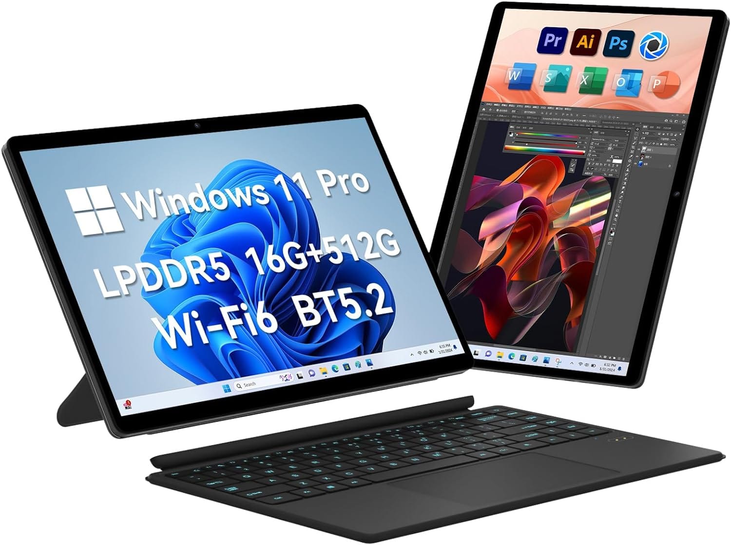 Best 2-in-1 Laptops/Tablets 2024:Types, Specification and Key-features!!!