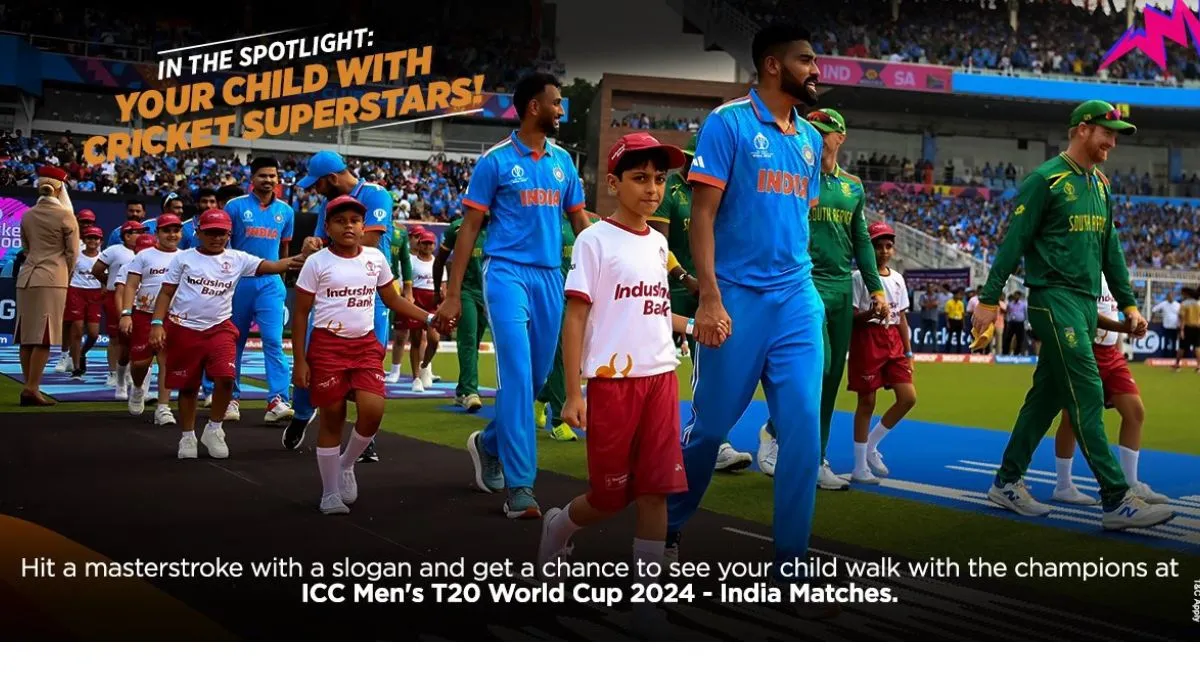 “Walk with Legends: IndusInd’s Anthem Buddies Contest” during ICC Men’s T20 World Cup 2024